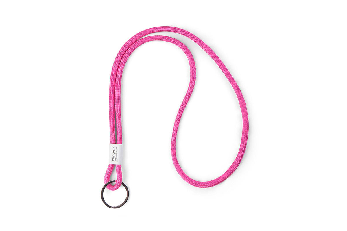 Pantone Key Chain Long (101310001 RHODAMINE RED) Hall of Brands